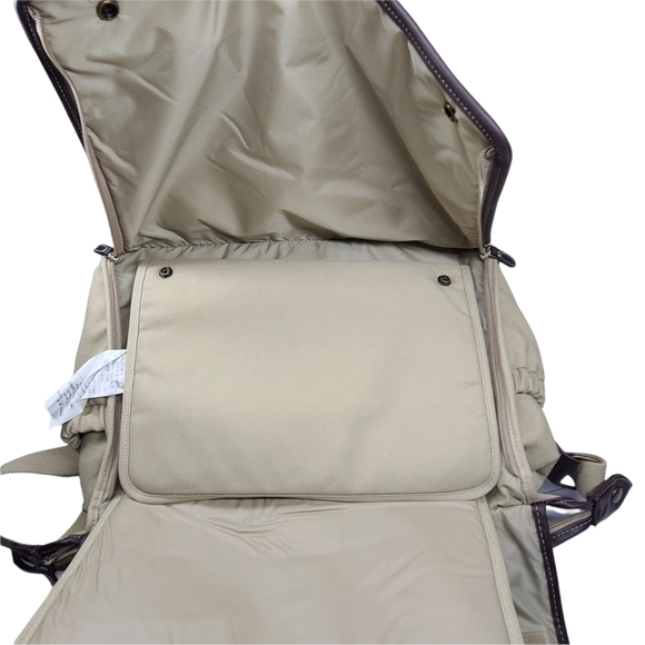 Eddie Bauer Tan Shoulder Crossbody Diaper Bag With changing Pad - Picture 2 of 6